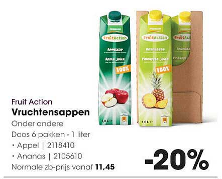 Fruit Action Vruchtensappen