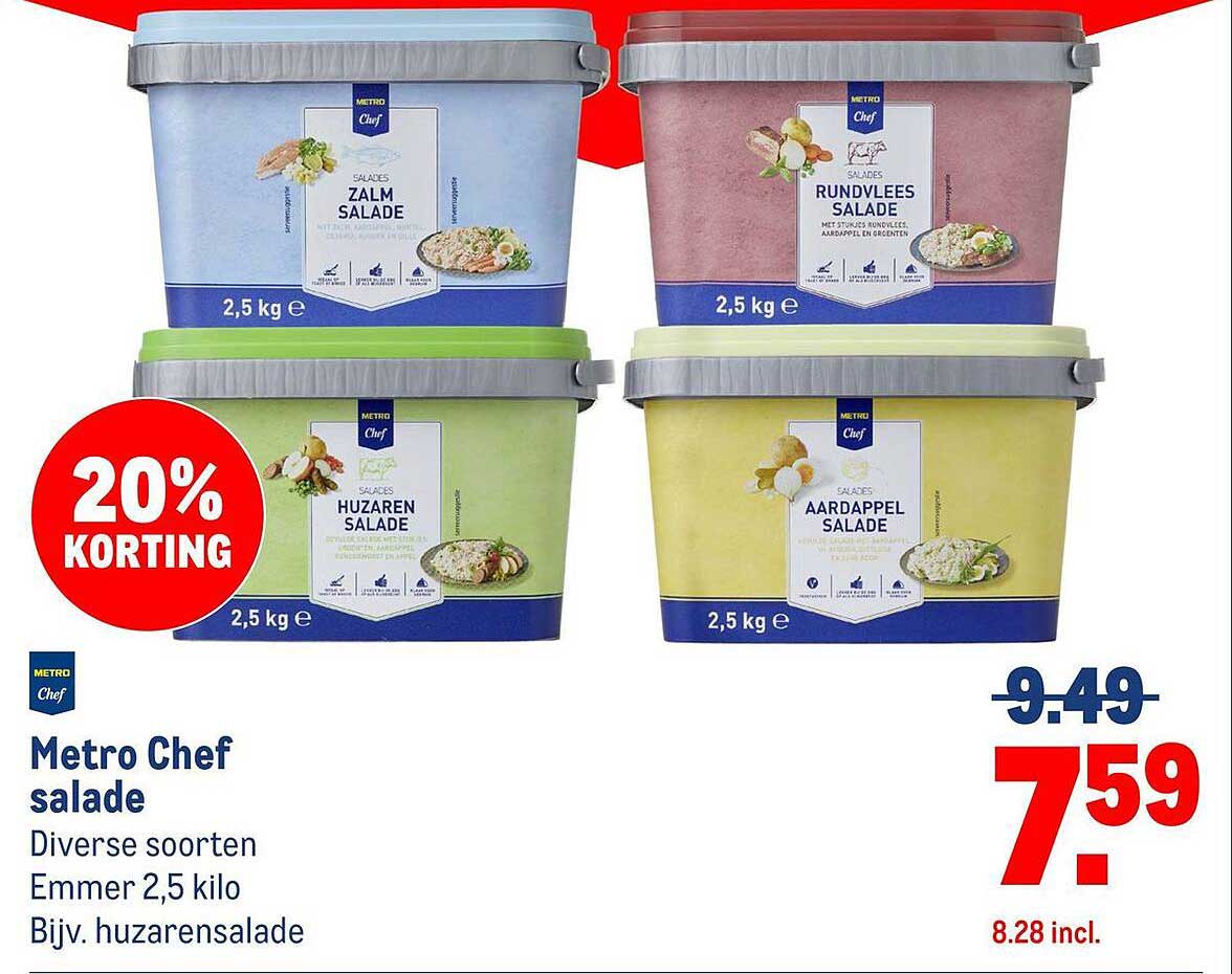 Metro Chef salade