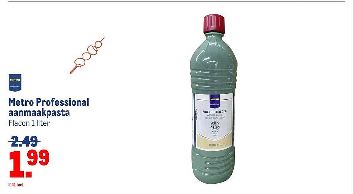 Metro Professional aanmaakpasta Flacon 1 liter