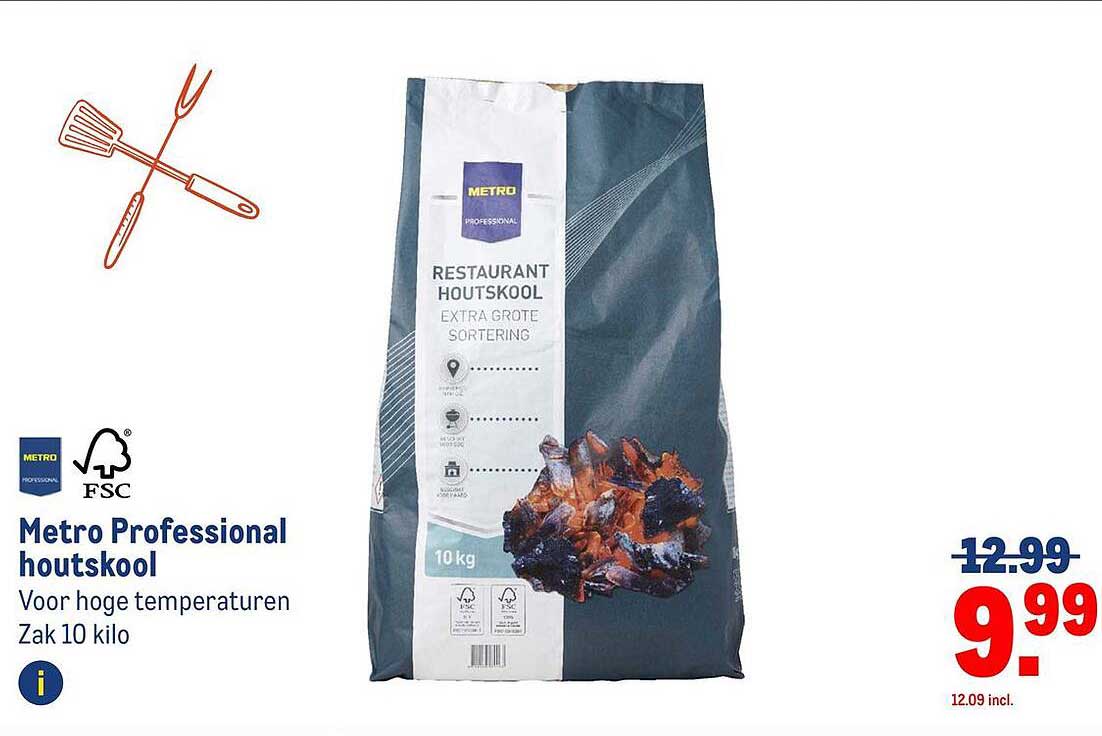 Metro Professional houtskool