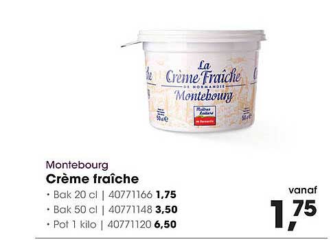 Montebourg Crème fraîche