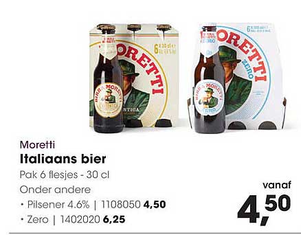 Moretti Italiaans bier