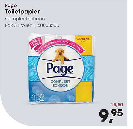 Page Toiletpapier Compleet schoon Pak 32 rollen