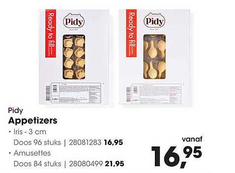 Pidy Appetizers