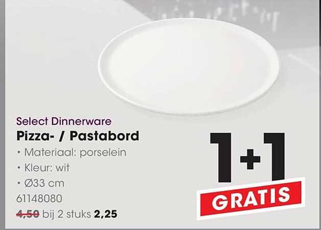 Pizza- / Pastabord 1+1 GRATIS