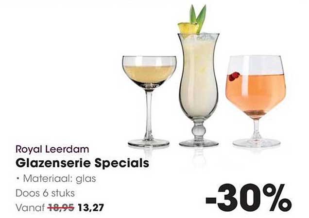 Royal Leerdam Glazenserie Specials