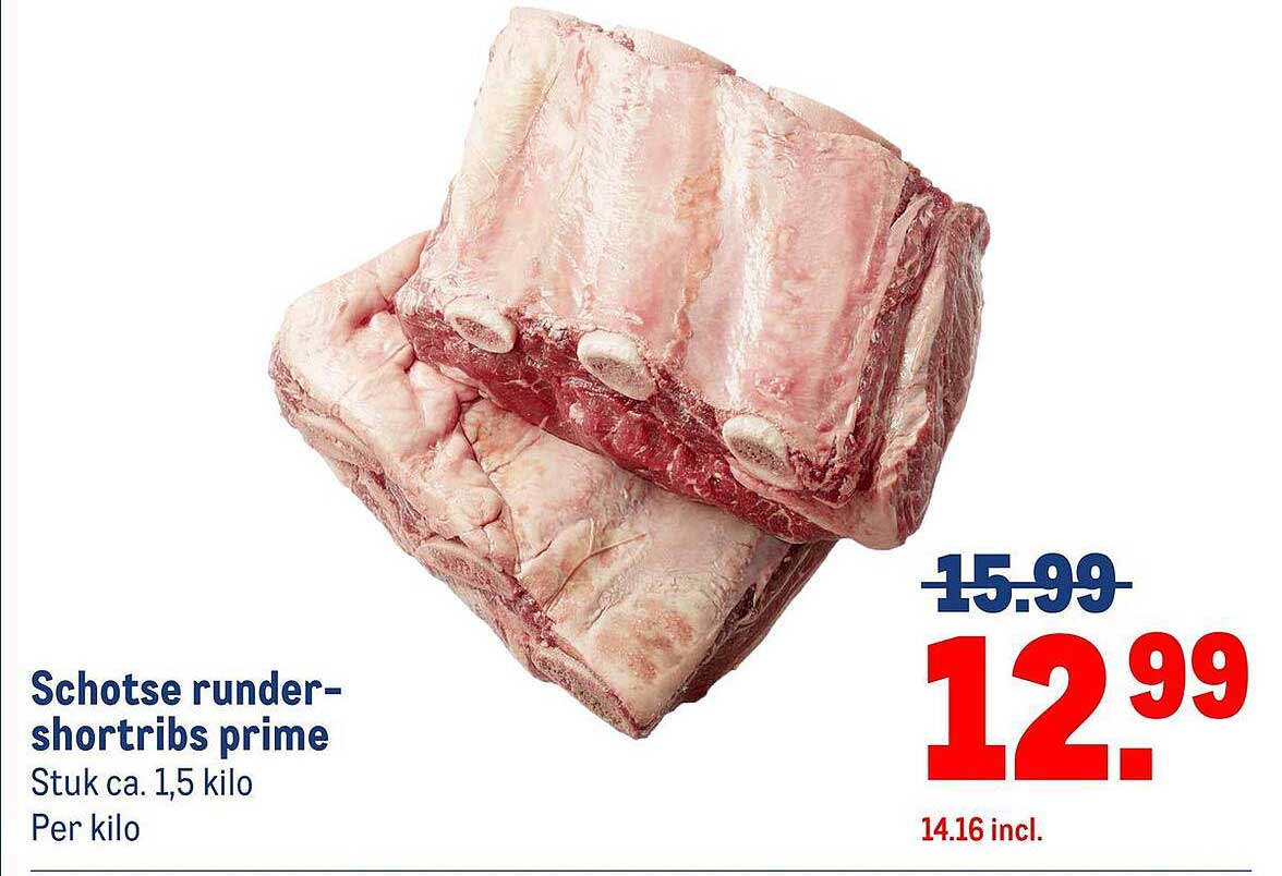 Schotste runder-shortribs prime