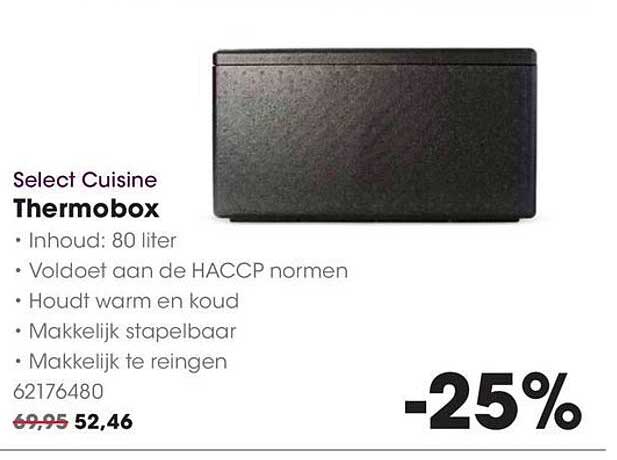 Select Cuisine Thermobox