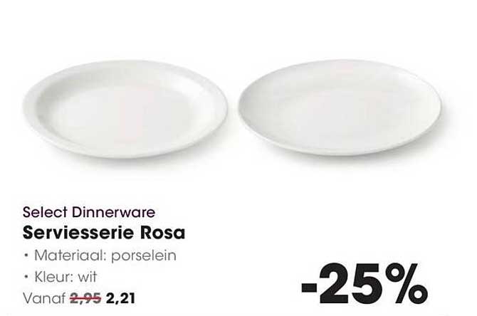 Serviesserie Rosa