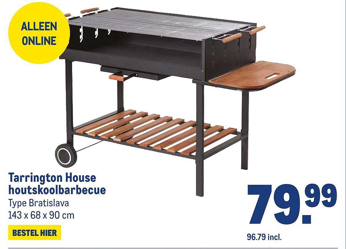 Tarrington House houtskooolbarbecue Type Bratislava