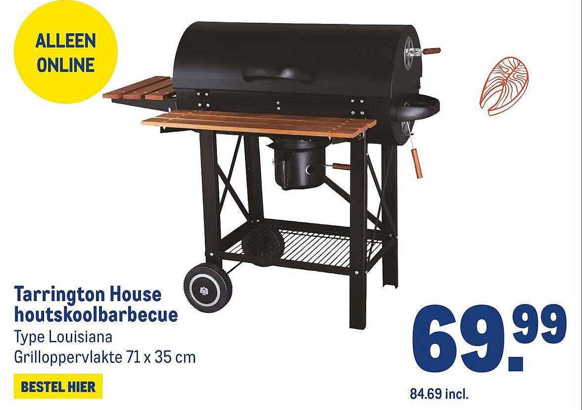 Tarrington House houtskooolbarbecue Type Louisiana