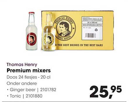 Thomas Henry Premium mixers