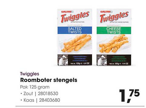 Twiggles Roomboter stengels