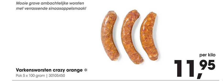 Varkensworsten crazy orange