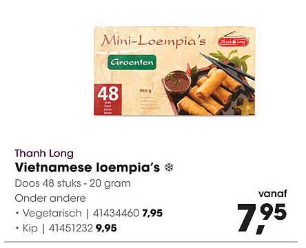 Vietnamese loempia's