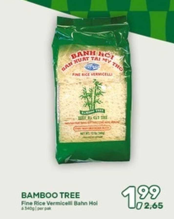 BAMBOO TREE Fine Rice Vermicelli Banh Hoi 4 x 340g / per pak