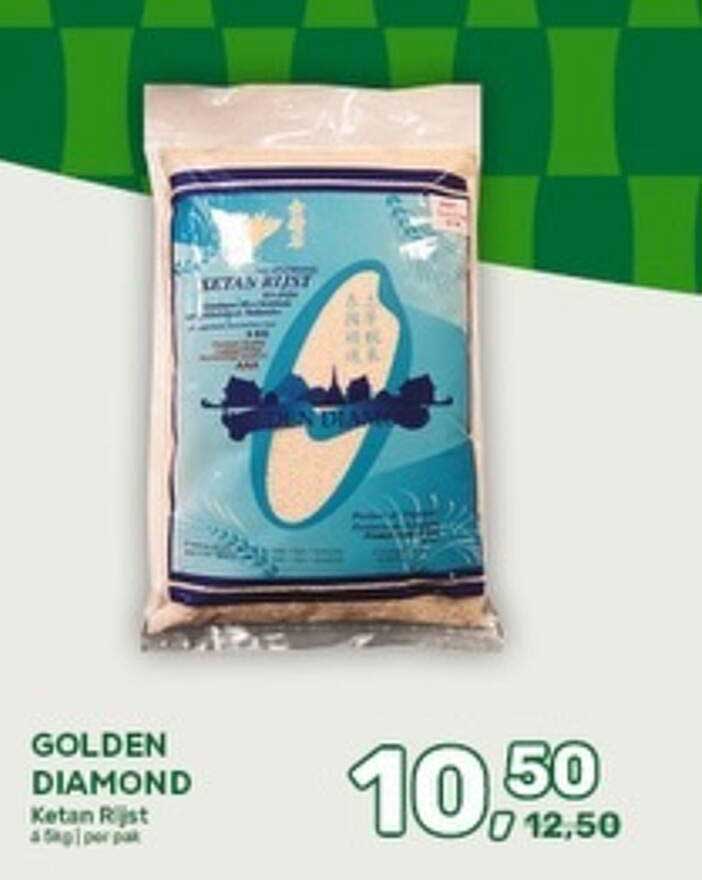 GOLDEN DIAMOND Ketan Rijst 4 sgj / oer pak