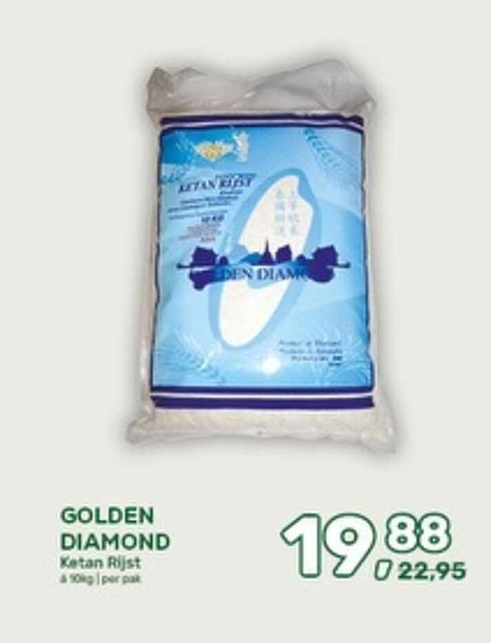 GOLDEN DIAMOND Ketan Rijst 4 x 500g | per pak