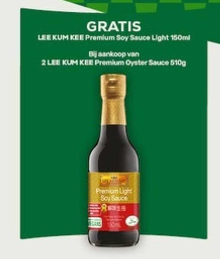 GRATIS Lee Kum Kee Premium Soy Sauce Light 150ml bij aankoop van 2 Lee Kum Kee Premium Oyster Sauce 510g