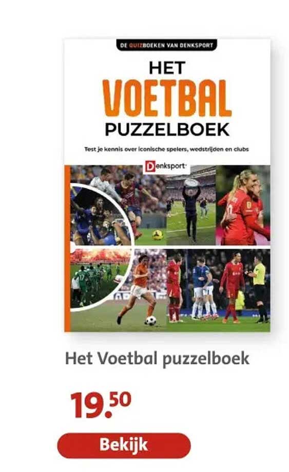 Het Voetbal puzzelboek