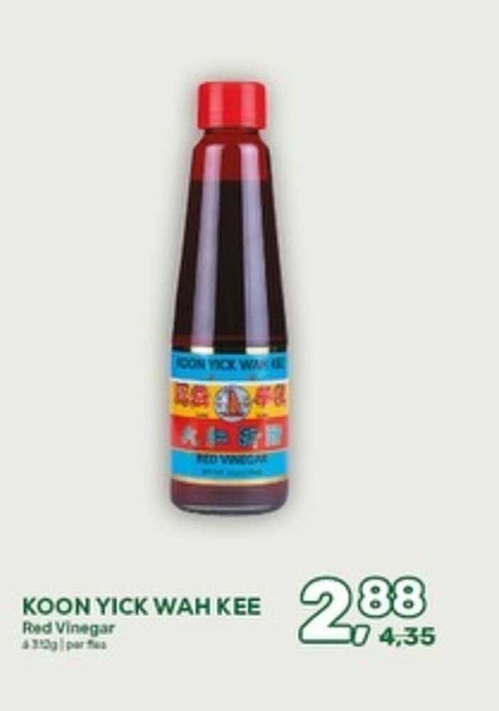 KOON YICK WAH KEE Red Vinegar 4.3kg | per fles
