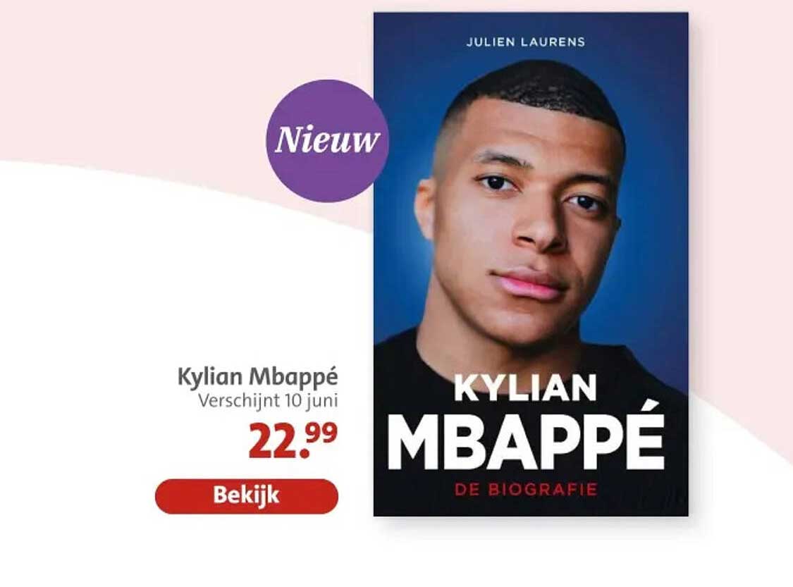 Kylian Mbappé verschijnt 10 juni