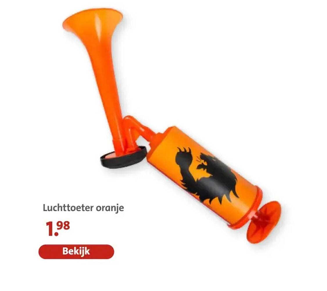 Luchtoeter oranje