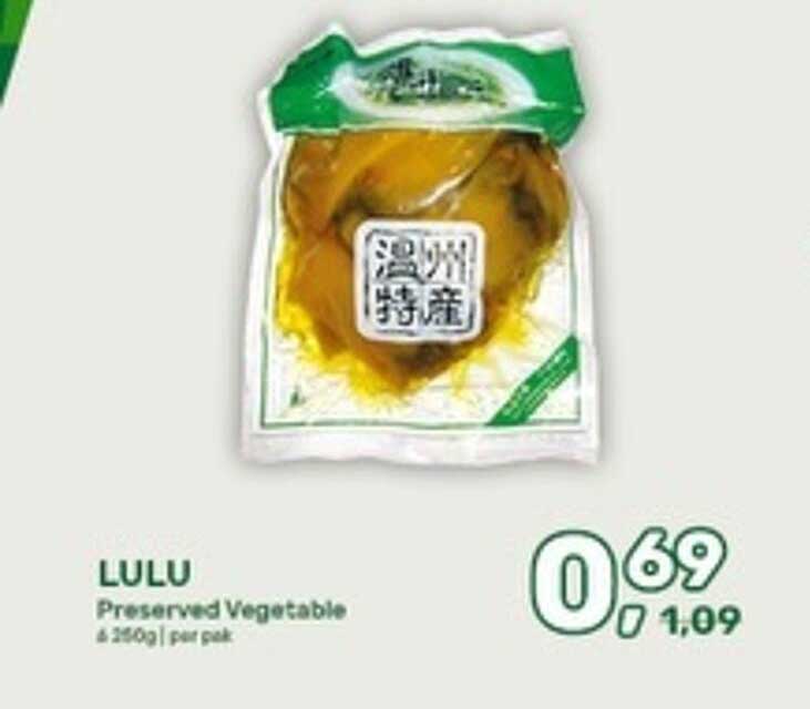 LULU Preserved Vegetable 4 x 200 g | per pak