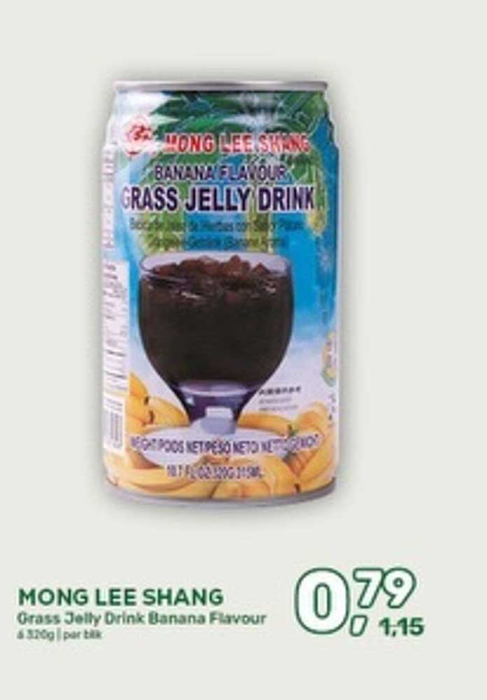 MONG LEE SHANG Grass Jelly Drink Banana Flavour