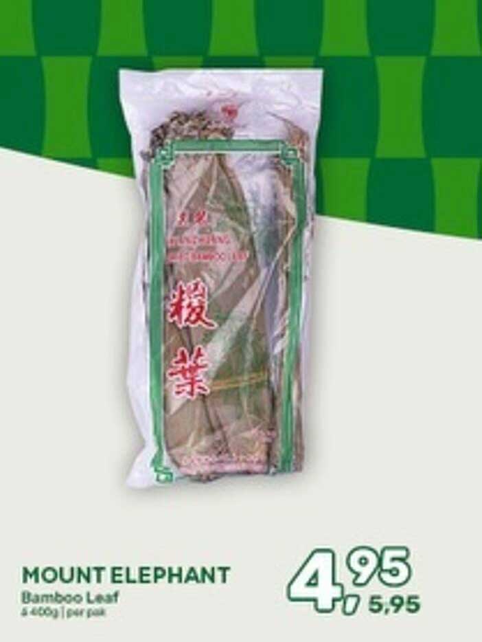MOUNT ELEPHANT Bamboo Leaf 400g per pak