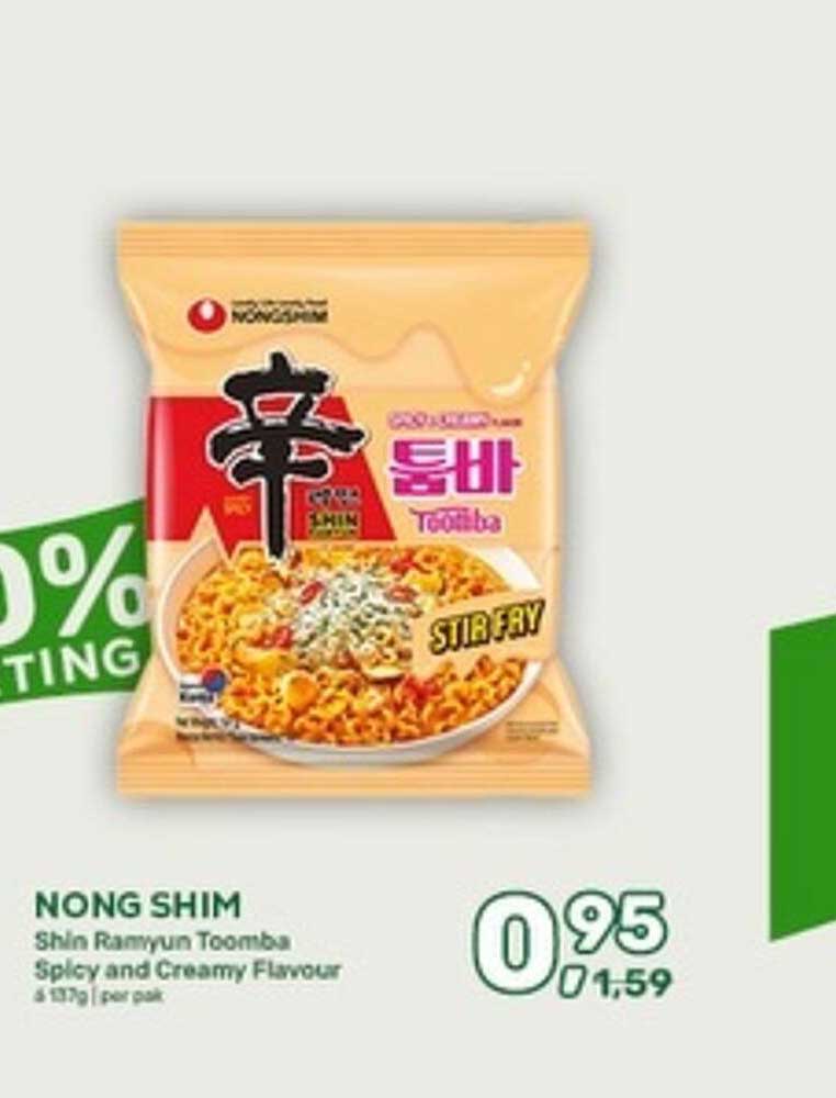 NONG SHIM Shin Ramyun Toomba Spicy and Creamy Flavour