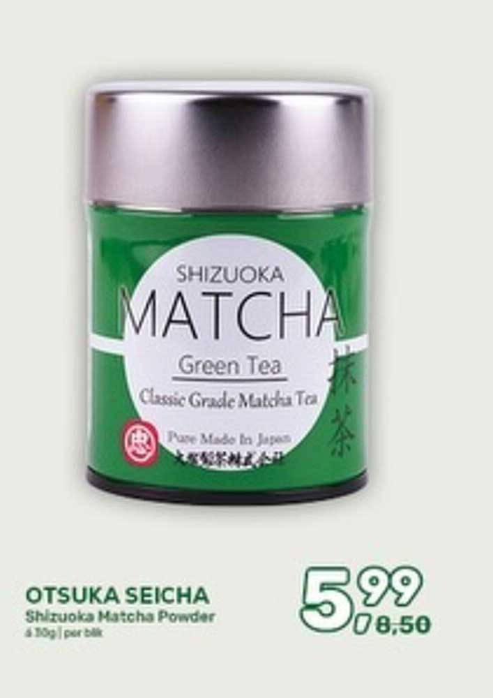 OTSUKA SEICHA Shizuoka Matcha Powder 4 x 30g | per blik