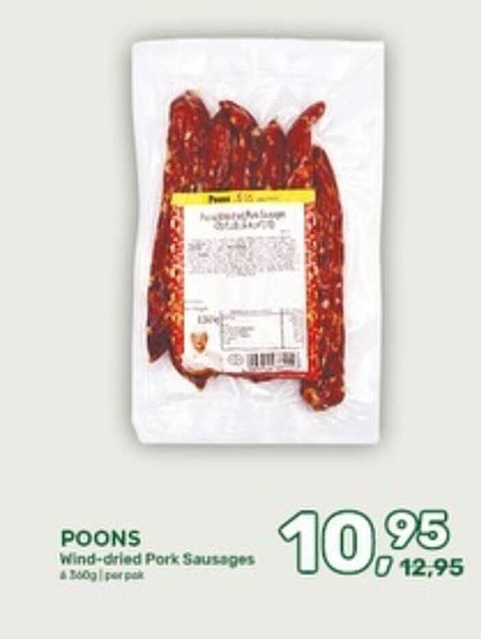 POONS Wind-dried Pork Sausages