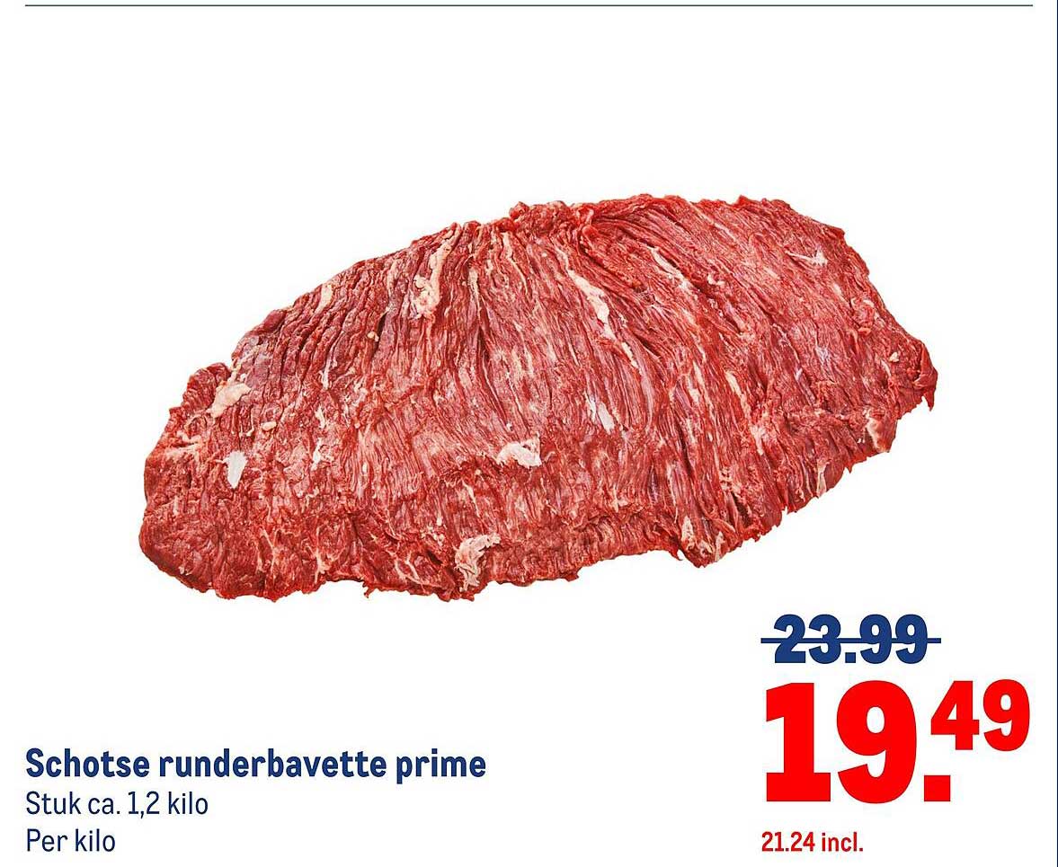 Schotse runderbavette prime