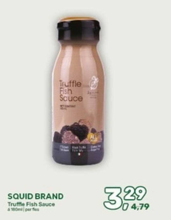 Squid Brand Truffle Fish Sauce 4 x 360ml / gefermenteerd