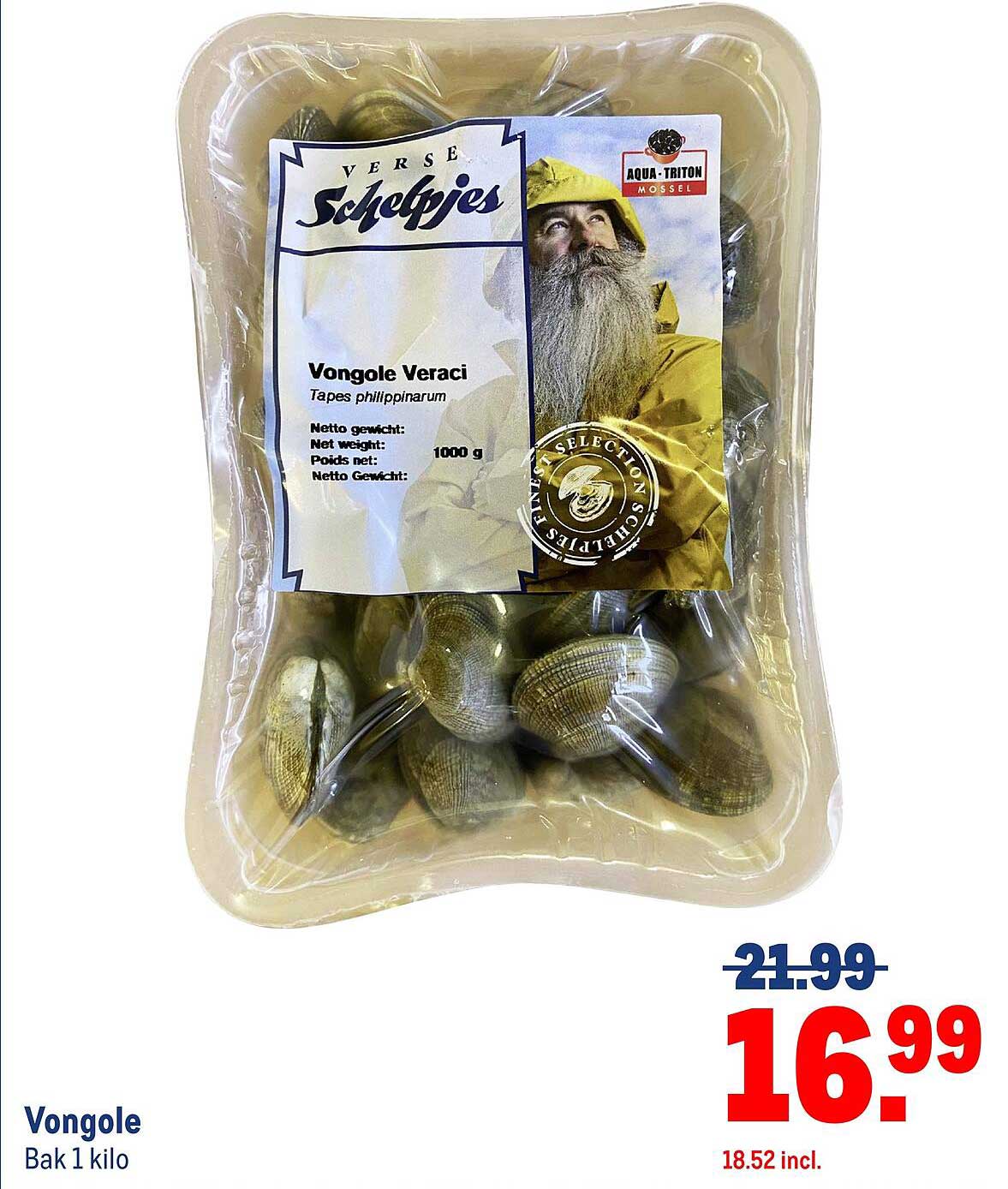 Vongole Bak 1 kilo