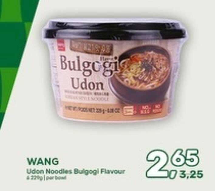 WANG Udon Noodles Bulgogi Flavour