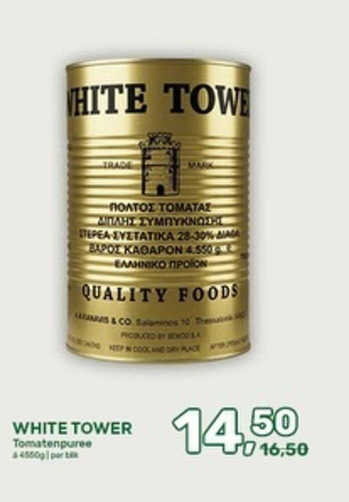 WHITE TOWER Tomatenpuree 4.550g | per blik