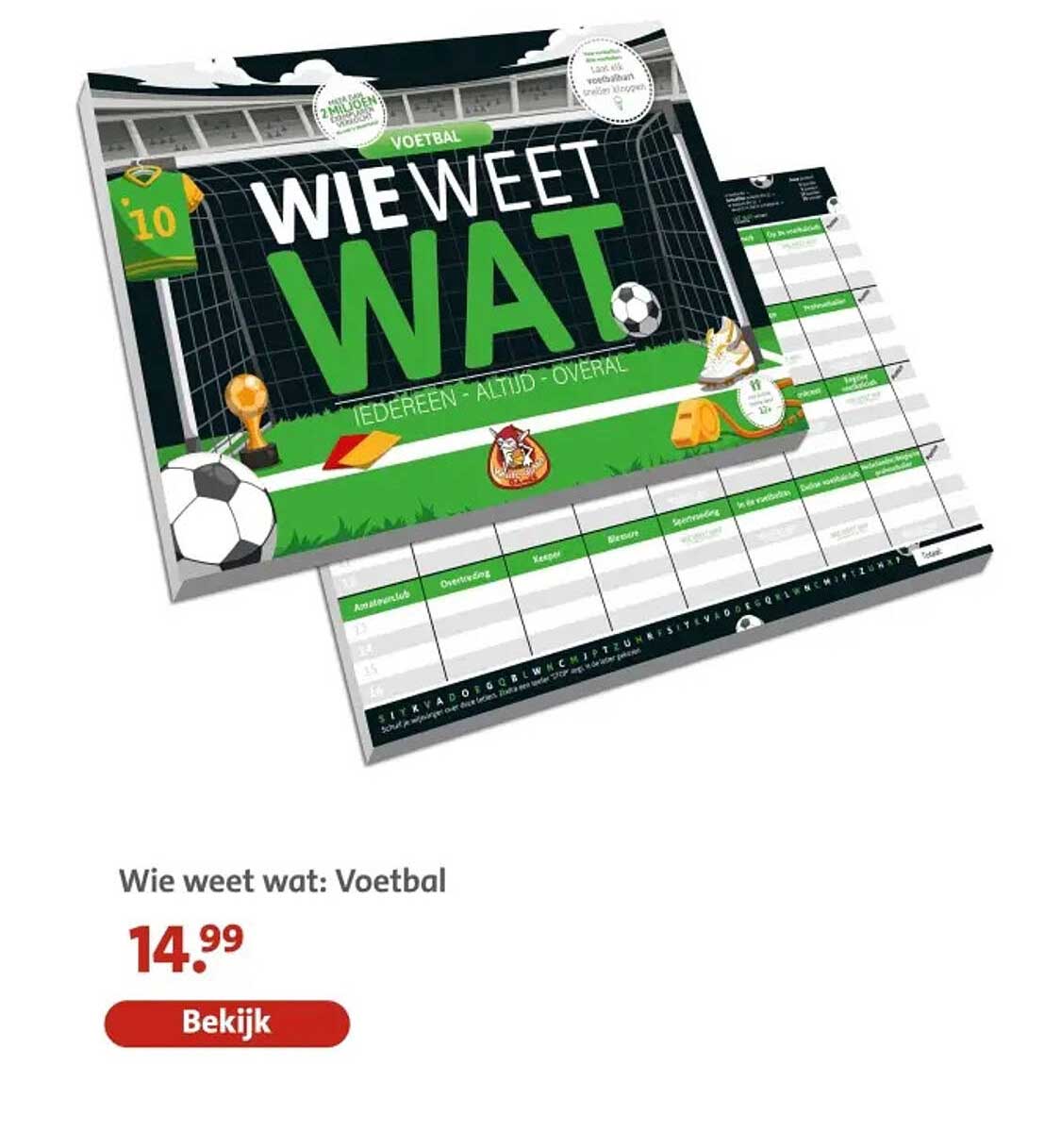 Wie weet wat: Voetbal