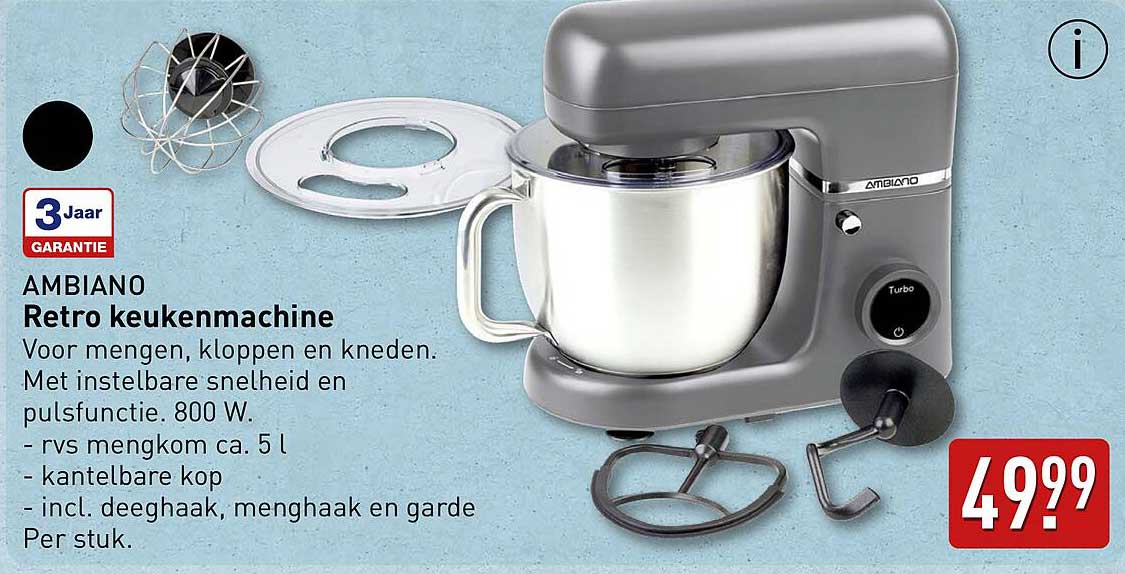 AMBIANO Retro keukenmachine