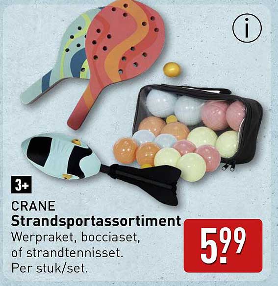 CRANE Strandsportassortiment