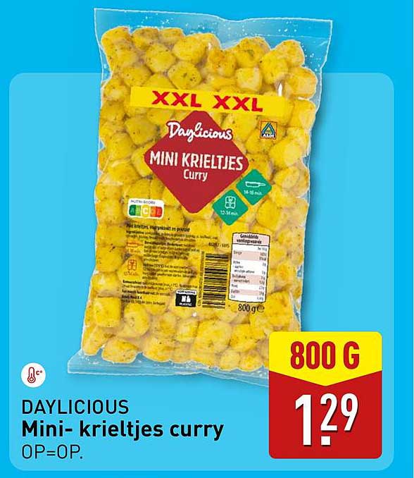 DAYLICIOUS Mini-krieltjes curry