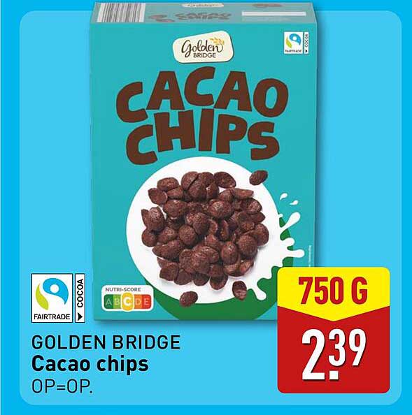 GOLDEN BRIDGE Cacao chips