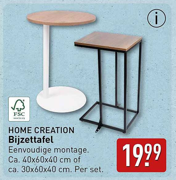 HOME CREATION Bijzettafel