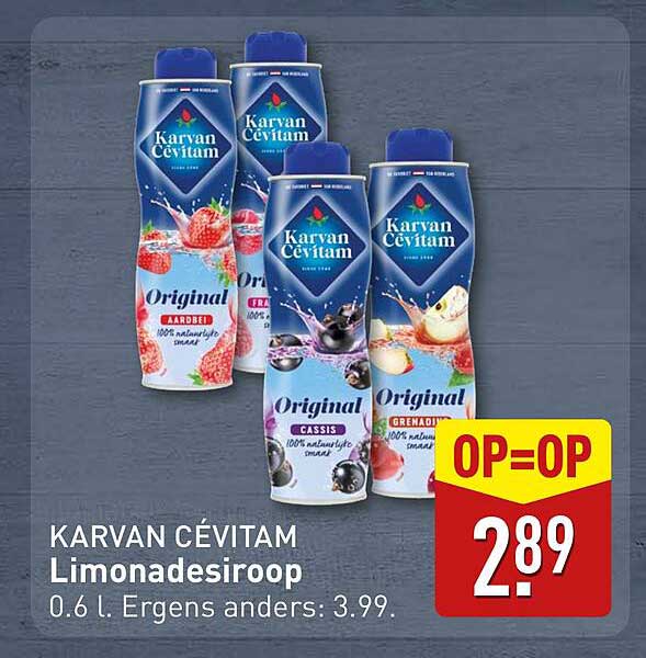 KARVAN CÉVITAM Limonadesiroop 0.6 L