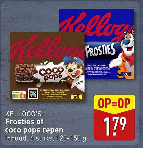 KELLOGG'S Frosties of coco pops repen