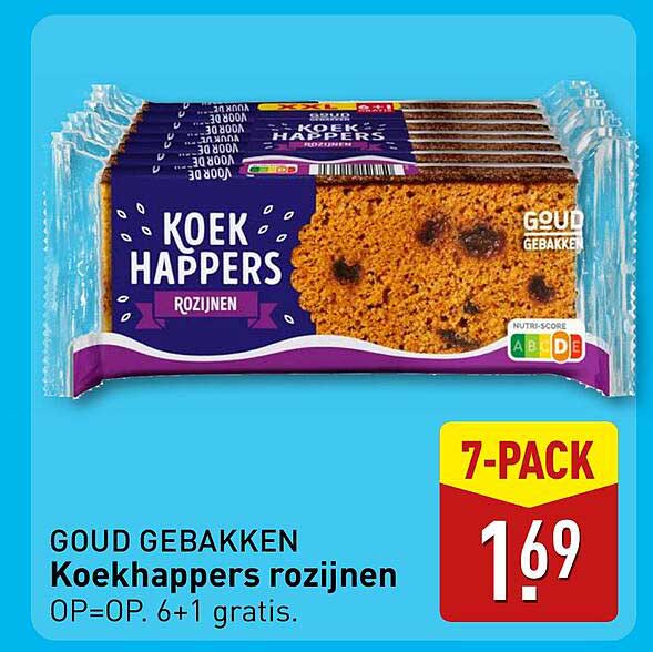Koekhappers rozijnen