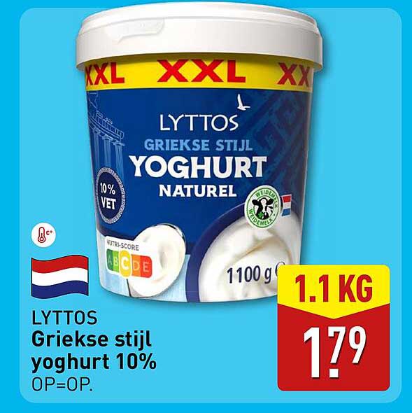 LYTTOS Griekse stijl yoghurt 10%