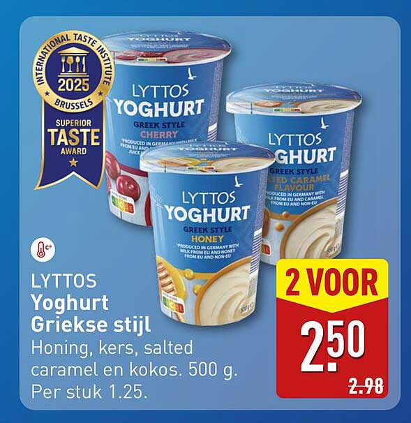 LYTTOS Yoghurt Griekse stijl