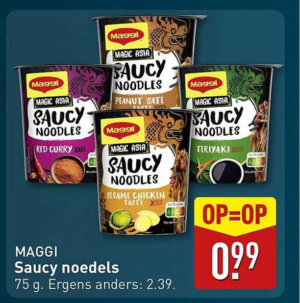 MAGGI Saucy noedels